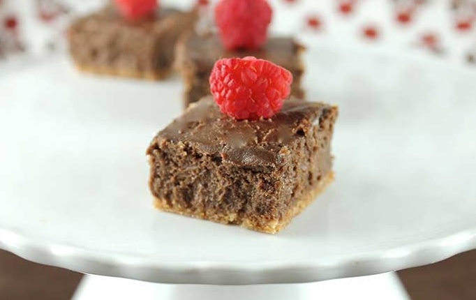 Fitness čokoládový cheesecake (s proteinem)
