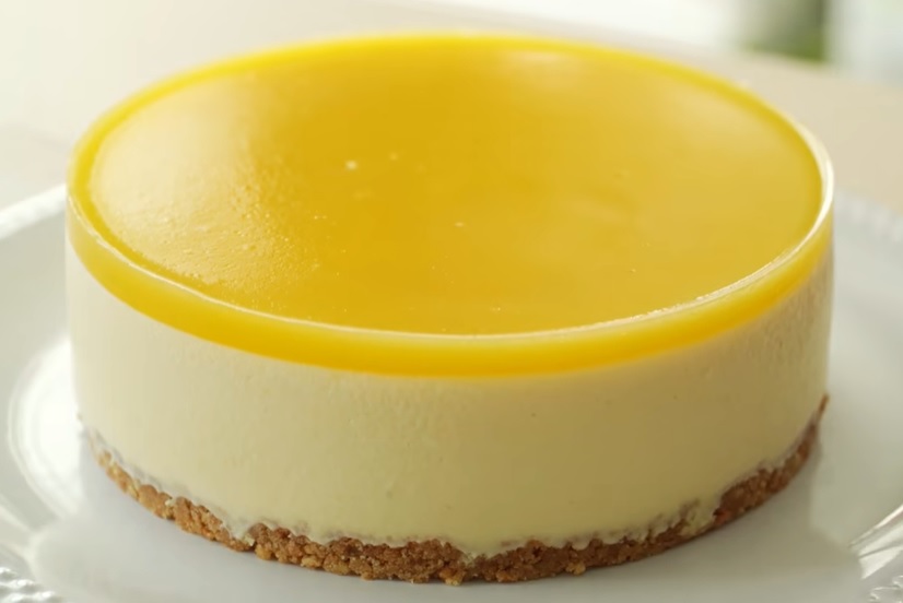 Mangový cheesecake (nepečený)