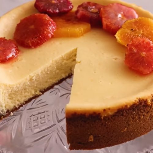 Pomerančový cheesecake